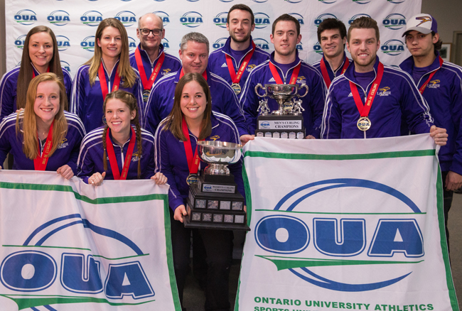 "Golden" Hawks -- Laurier wins OUA Curling Championships for second straight year