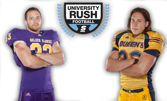 GAELS AND GOLDEN HAWKS CLASH IN UNIVERSITY RUSH ACTION