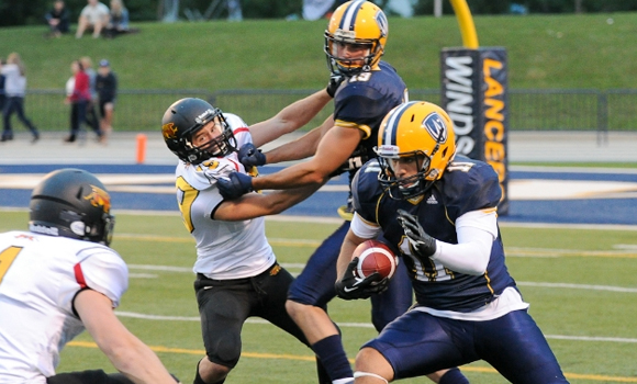 Lancers fall to Guelph 28-9