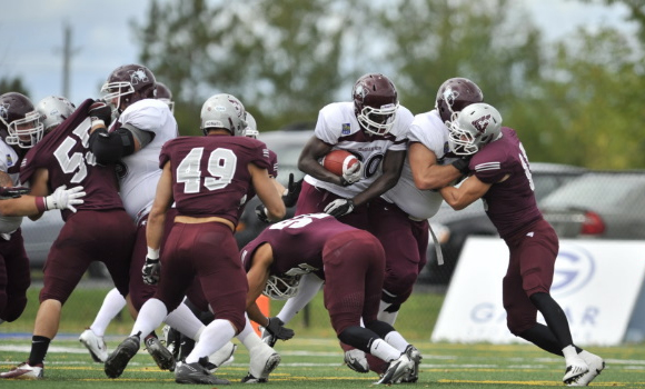 Gee-Gees drop home opener 45-16 to top-ranked Marauders