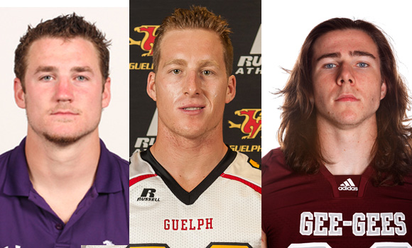 Marshall, Reinhart and Campbell earn OUA football player of the week recognition