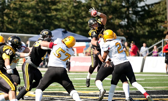 GRYPHONS REMAIN PERFECT WITH 41-19 WIN OVER WARRIORS