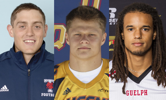 Nassar, Baronaitis and Charette named OUA football players of the week