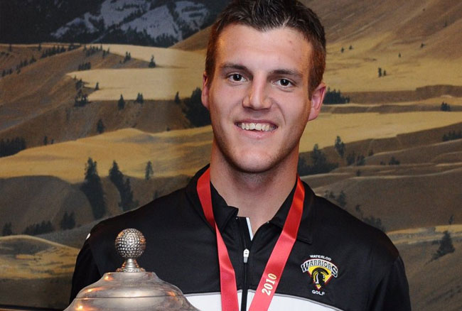 Former OUA golf champ Garrett Rank three shots back after 1st round of Canadian Open