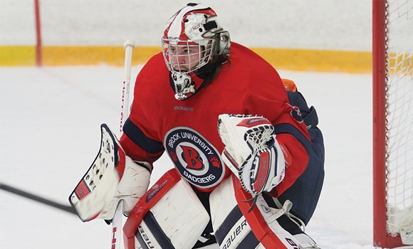 MEN'S HOCKEY ROUNDUP: Gryphons best Badgers in OT thriller