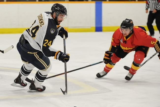 Lancers force Game 3 against Gryphons with 5-2 win