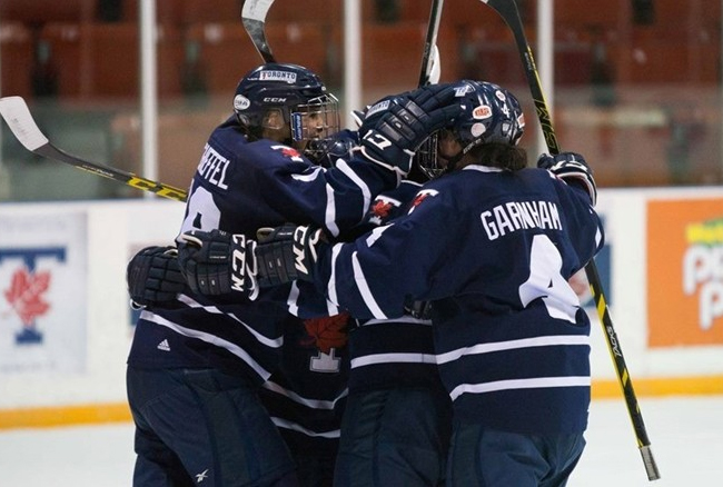 Veterans lead the way for Blues in Game One OT win over Golden Hawks