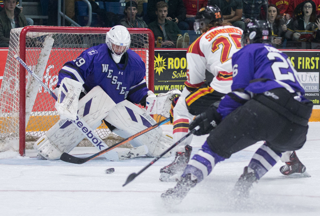 Delmas leads Mustangs to Frosty Mug victory in front of record crowd