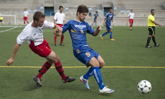 M-SOCCER ROUNDUP: Ryerson, Guelph, Toronto and Laurier move on to divisional semis