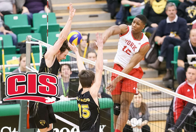 All-Canadian Szeto powers York to consolation semifinal victory over Waterloo at CIS men&rsquo;s volleyball championship