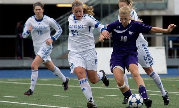 CIS womenâ??s soccer championship: Carabins edge Mustangs, advance to semifinals