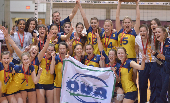 QUEEN'S TAKES HOME OUA WOMEN'S VOLLEYBALL BANNER