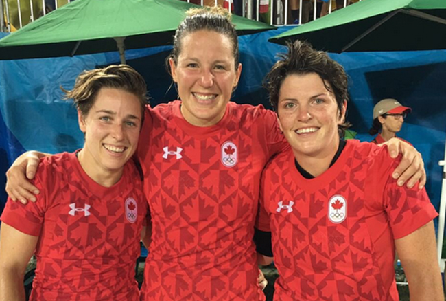 OUA alumnae Russell and Benn win Olympic Bronze with Team Canada Rugby 7's